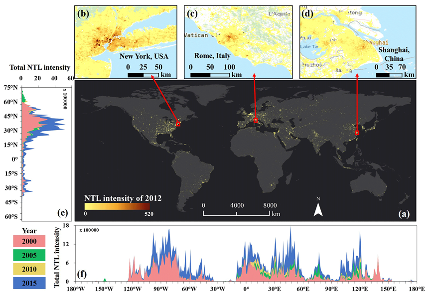 全球类“NPP-VIIRS”夜间灯光数据（2000-2022年）
