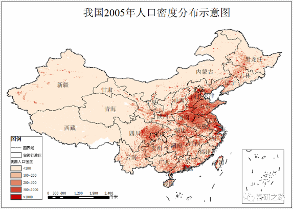 人口密度数据大全（全球、中国、各城市等）