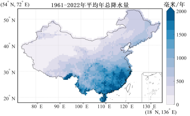 中国2839个站点逐日降水数据集（1961-2022年，0.1°/0.25
