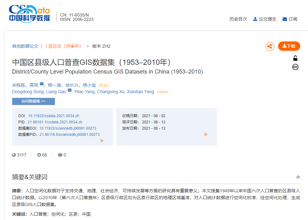 中国人口数据大全（普查、微观、流动、密度、城镇化、老龄化）